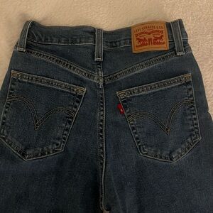 levi ribcage straight ankle jeans